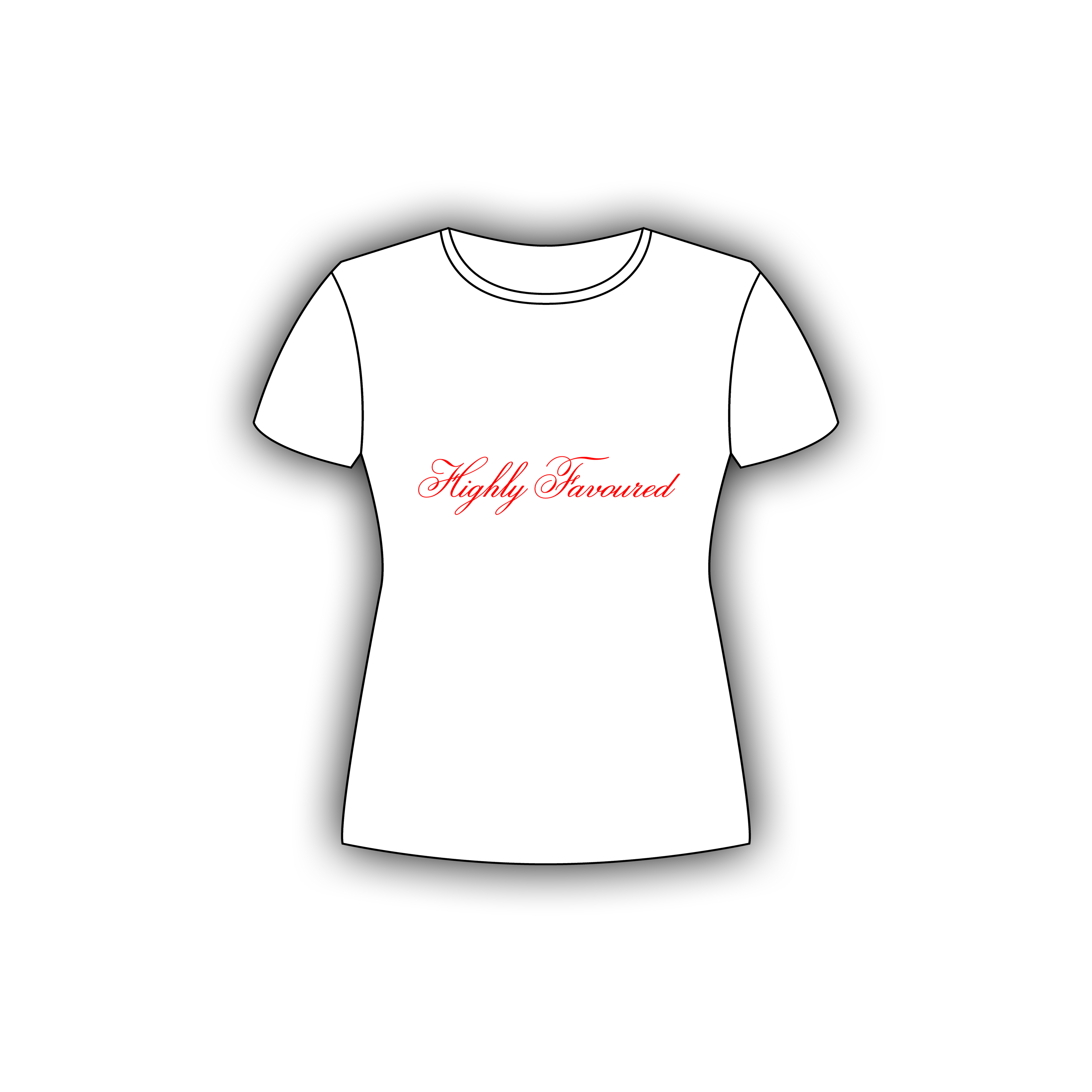 'Highly Favoured' Baby Tee